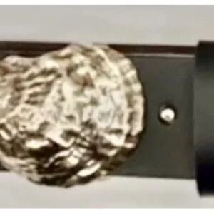 Striking Nautical blue point oyster Textured Buckle, by Bernard Kelly.